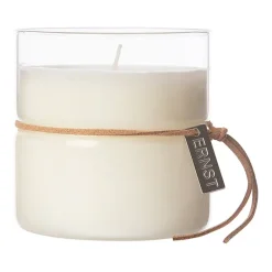 Hot ERNST Vela perfumada en vaso con cintura Ø8 cm, Tid till ingenting TransparenteBlanco