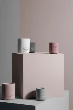 Blomus Vela perfumada Fraga 24 horas, Sal marina y Salvia- Marchita Rosa