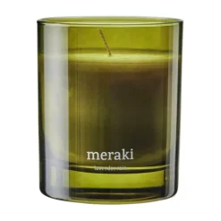 Meraki Vela perfumada , 35 horas, Lavender rain Verde