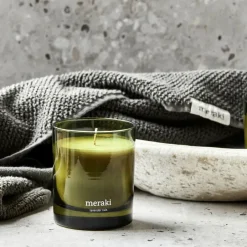Meraki Vela perfumada , 35 horas, Lavender rain Verde