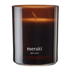 Online Meraki Vela perfumada , 35 horas, Dark wood Marrón