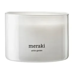 Online Meraki Vela perfumada , 60 horas, White garden Blanco