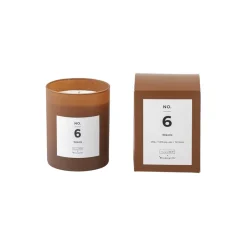 Sale Illume x Bloomingville Vela perfumada NO. 6 Sequoia, 200 g + Caja regalo Marrón