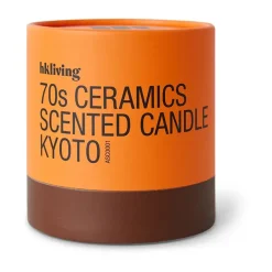 New HKliving Vela perfumada 70's, 50 h, Kyoto Naranja
