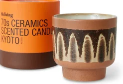 New HKliving Vela perfumada 70's, 50 h, Kyoto Naranja