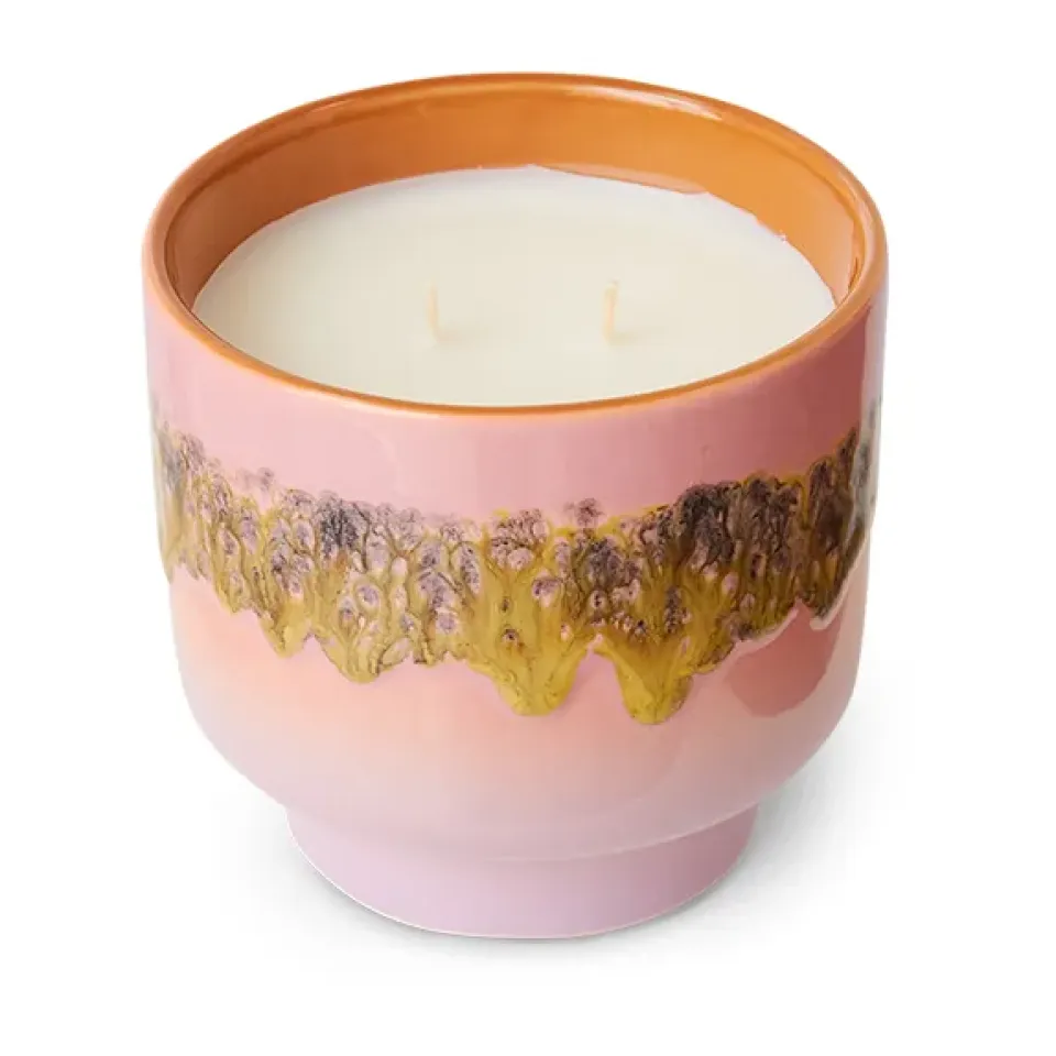 New HKliving Vela perfumada 70's, 50 h, Miami RosaMulti