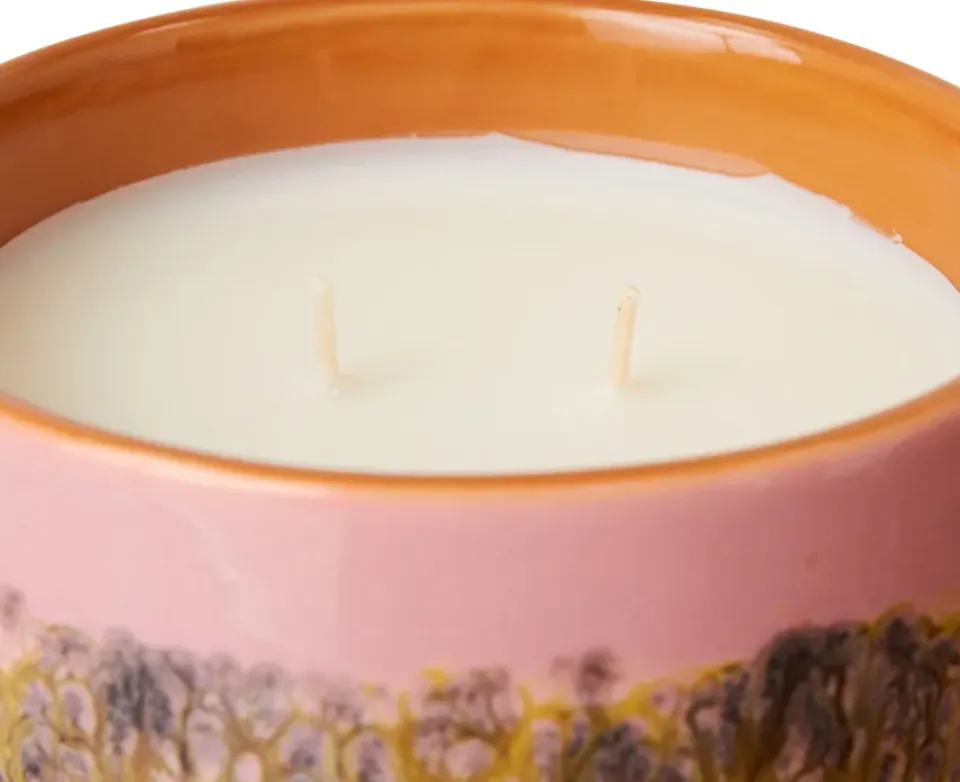 New HKliving Vela perfumada 70's, 50 h, Miami RosaMulti