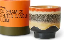 Hot HKliving Vela perfumada 70's, 50 h, Tulum NaranjaMarrón
