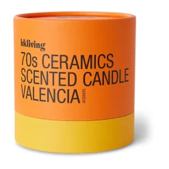 New HKliving Vela perfumada 70's, 50 h, Valencia MarrónAmarillo