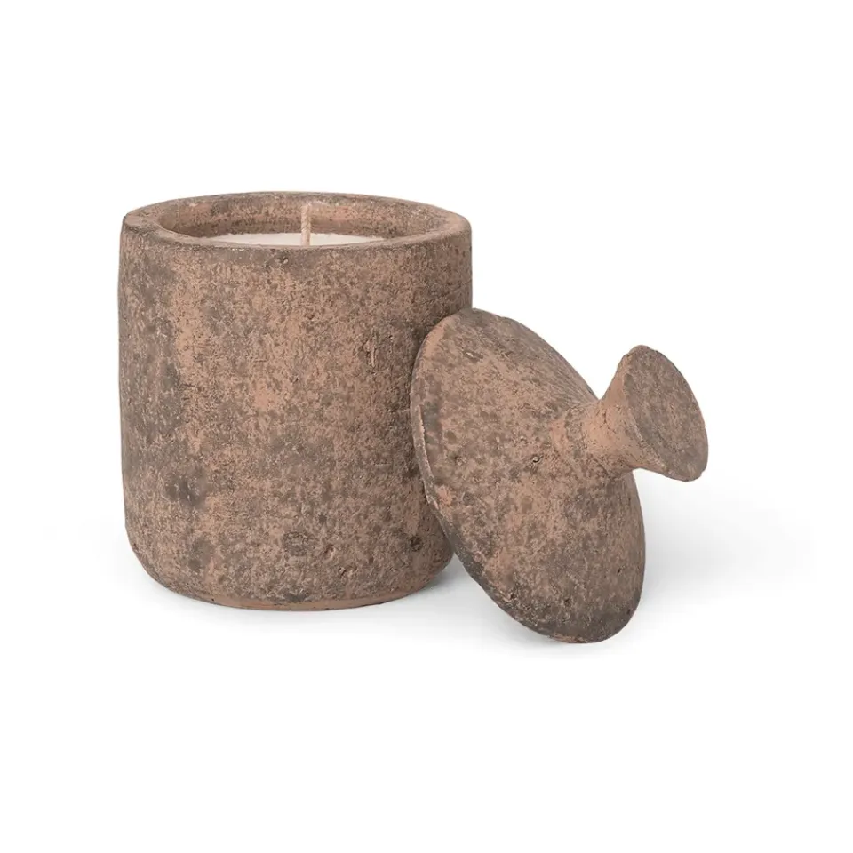 Online Ferm Living Vela perfumada Ura, Fig Scent Marrón