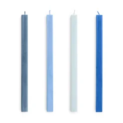 Sale HAY Vela Square Candl mix 4-pack, Blues Azul