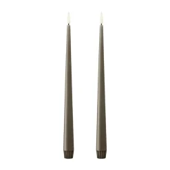 Best Ester & erik Velas LED , 2-pack, 77 Caviar , 30 cm Marrón