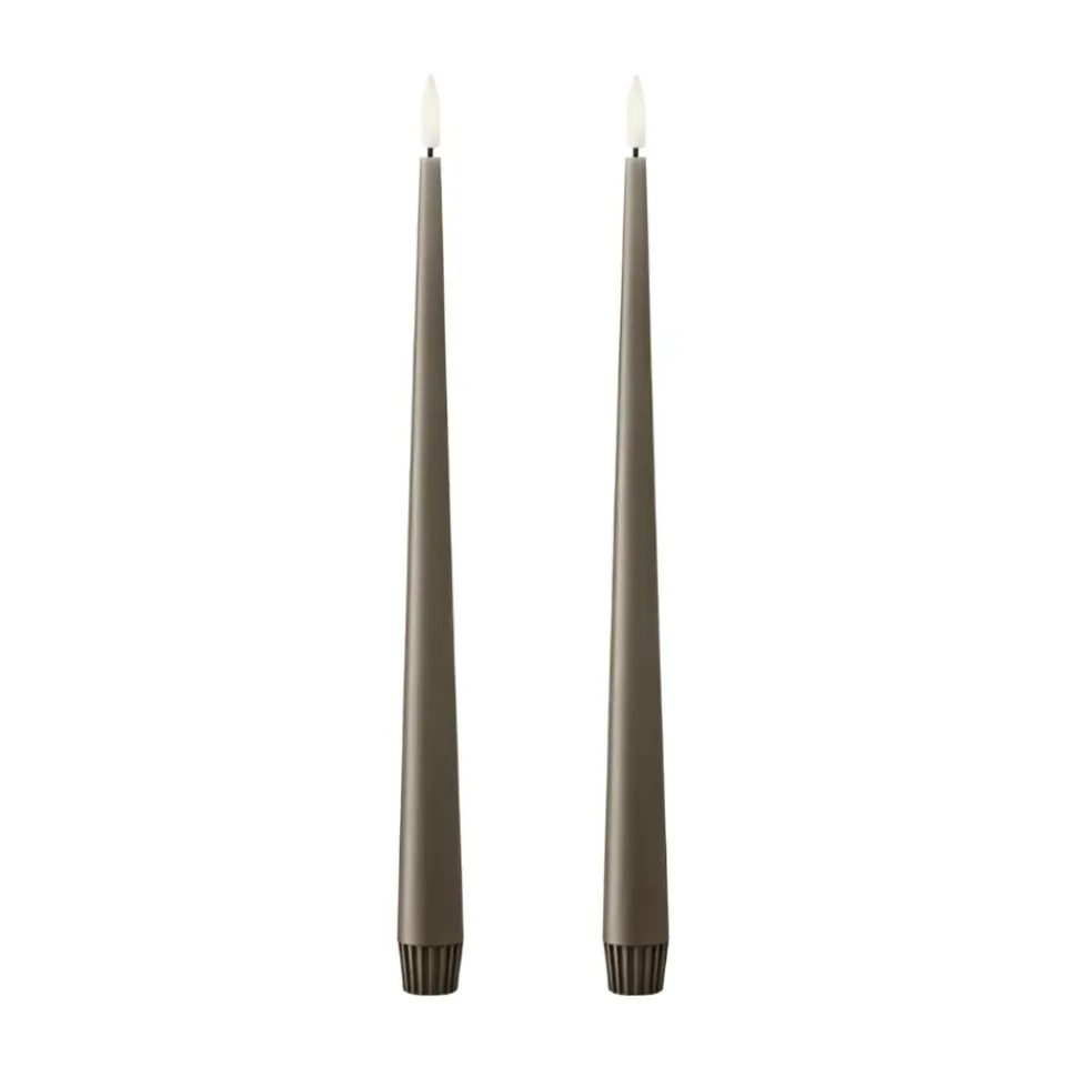 Best Ester & erik Velas LED , 2-pack, 77 Caviar , 30 cm Marrón