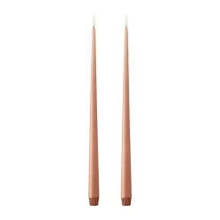 Best Ester & erik Velas LED , 2-pack, 20 Rosy caramel, 40 cm Rosa