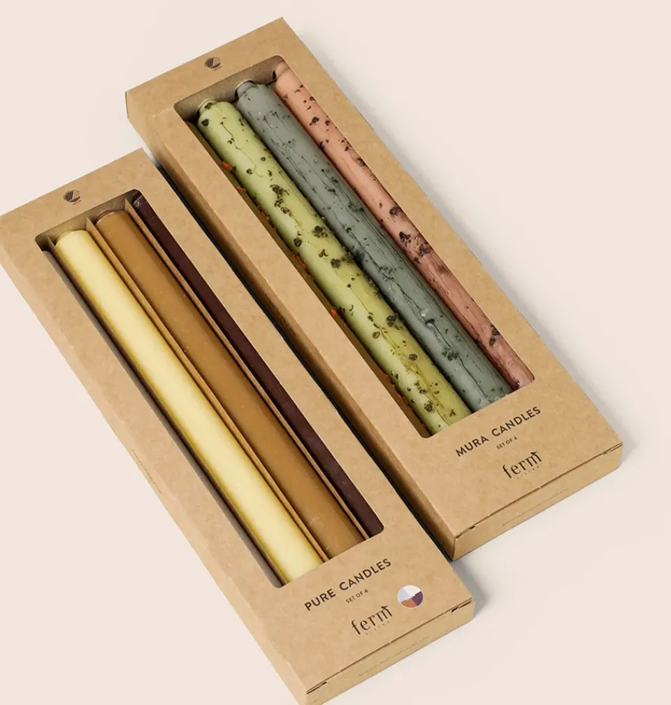 Online Ferm Living Velas Mura, 4 piezas, Multi