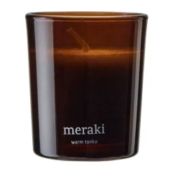 New Meraki Velas perfumadas 12 horas 12, 2-pack, Warm tonka Marrón