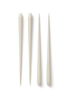 Clearance STOFF Velas ester & erik large 4-pack, Off-white Blanco