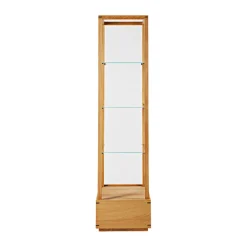 New Kristina Dam Studio Vitrina Japanese mediana, Roble aceitado en tono cálido Beige