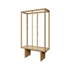 Best GUBI Vitrina Private, Vidrio, roble teñido claro Transparente