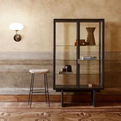 Best GUBI Vitrina Private, Vidrio, roble teñido claro Transparente