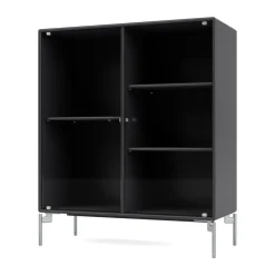 Discount Montana Vitrina Ripple II 69,6x82,2x30 cm, Anthracite-ben chrome Gris