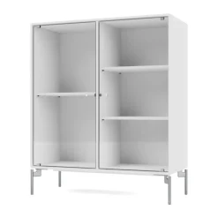 Hot Montana Vitrina Ripple II 69,6x82,2x30 cm, NewWhite-ben chrome Blanco