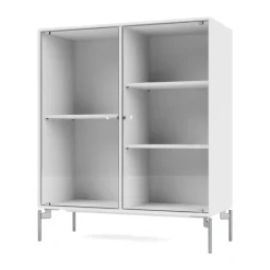Montana Vitrina Ripple II 69,6x82,2x30 cm, Snow-ben chrome Blanco