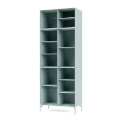 Online Montana Vitrina Ripple IV 69,6x187,2x38 cm, Flint-ben flint Azul