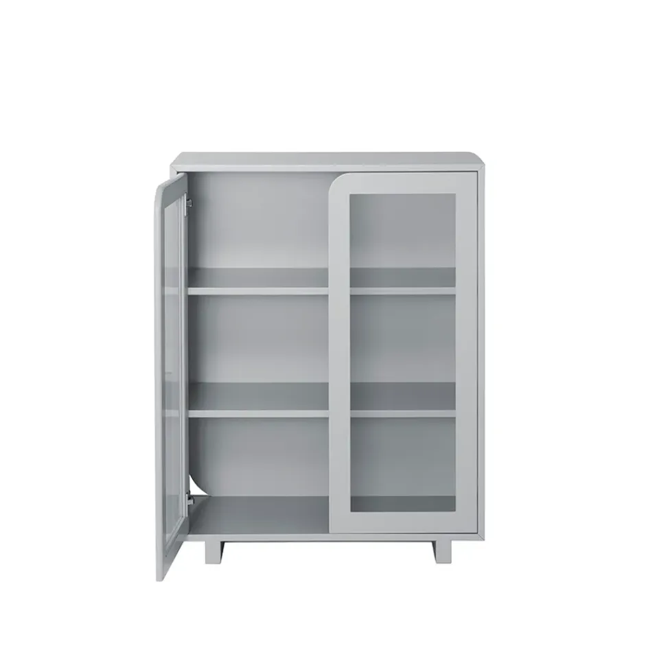 Best 1898 Vitrina Vidja bajo, Grey Gris