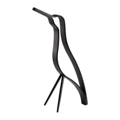 Online Cooee Design Woody bird high 25 cm, Black stained oak Negro