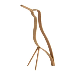 Cooee Design Woody Bird high 18 cm, Oak Marrón