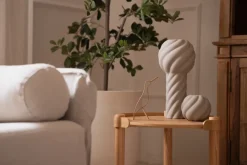 Cooee Design Woody Bird high 18 cm, Oak Marrón